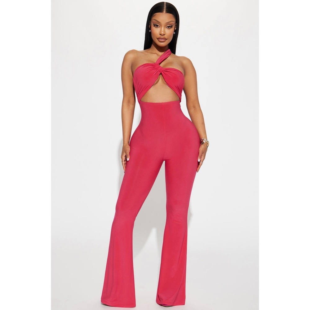 Tillie Jumpsuit - Fuchsia